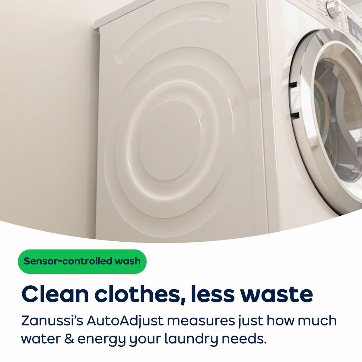 Zanussi ZW84PCBI Integrated 8kg Washing Machine with 1400 rpm - White - B Rated