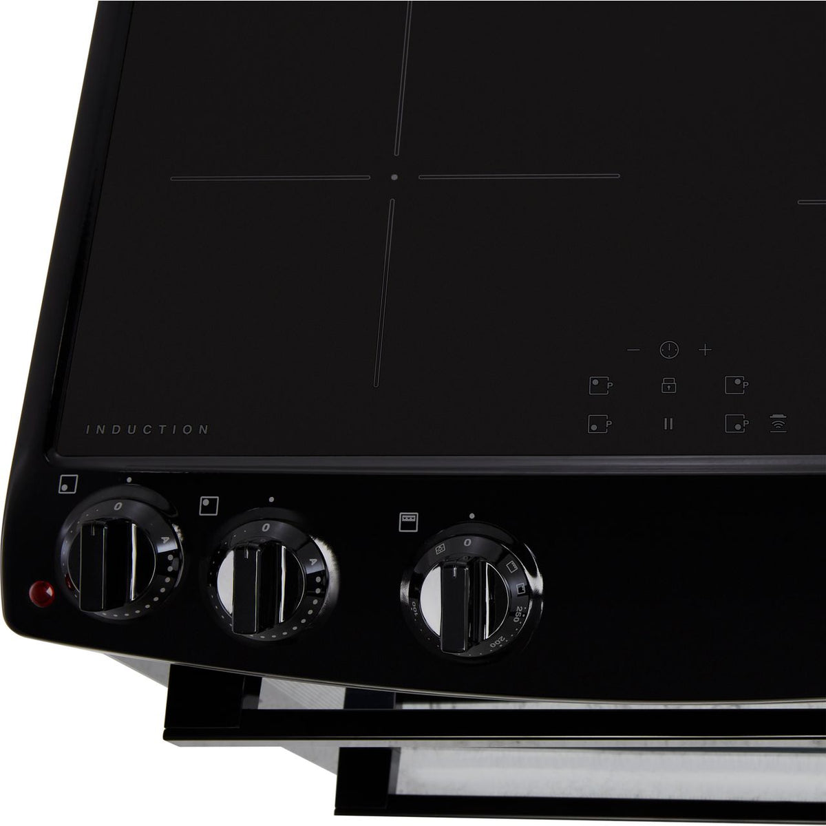 Zanussi ZCI66080BA Electric Cooker with Induction Hob - Black - A-A Rated