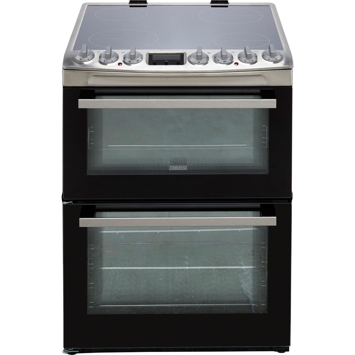 Zanussi ZCV69360XA 60cm Electric Cooker with Ceramic Hob - Stainless Steel - A-A Rated