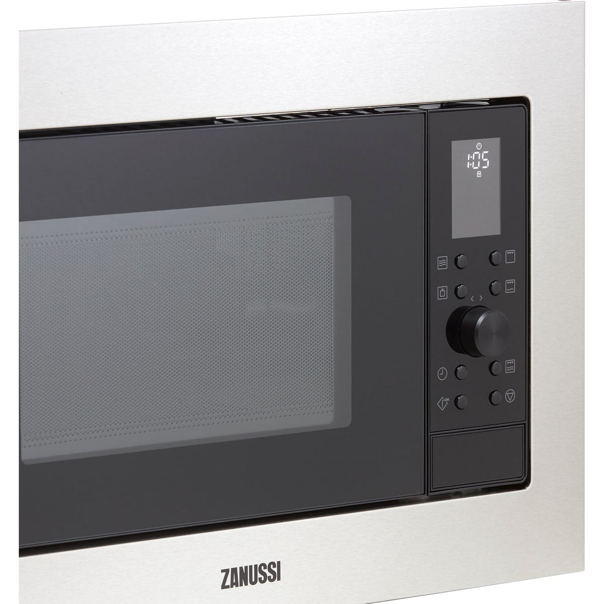 Zanussi ZMSN7DX Built In Microwave With Grill - Stainless Steel