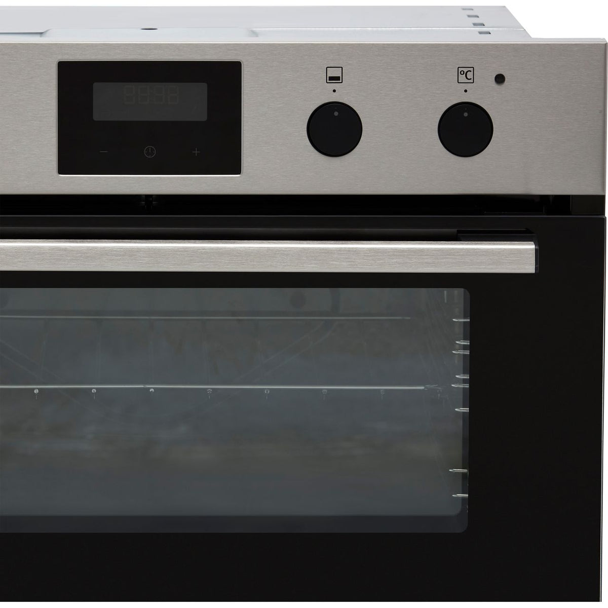 Zanussi ZPHNL3X1 Built Under Electric Double Oven - Stainless Steel - A-A Rated