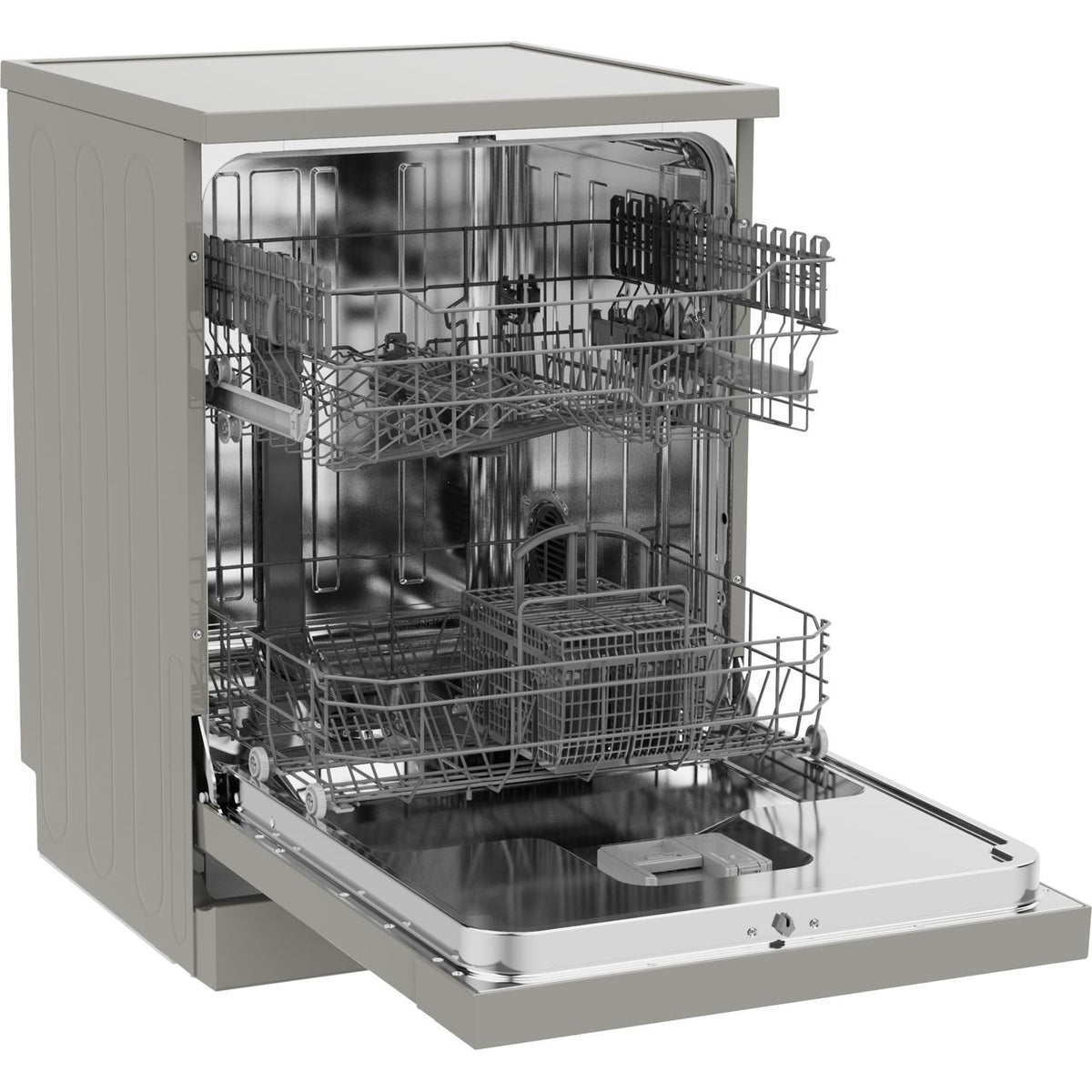 Hisense HS622E90XUK Standard Dishwasher - Stainless Steel - E Rated