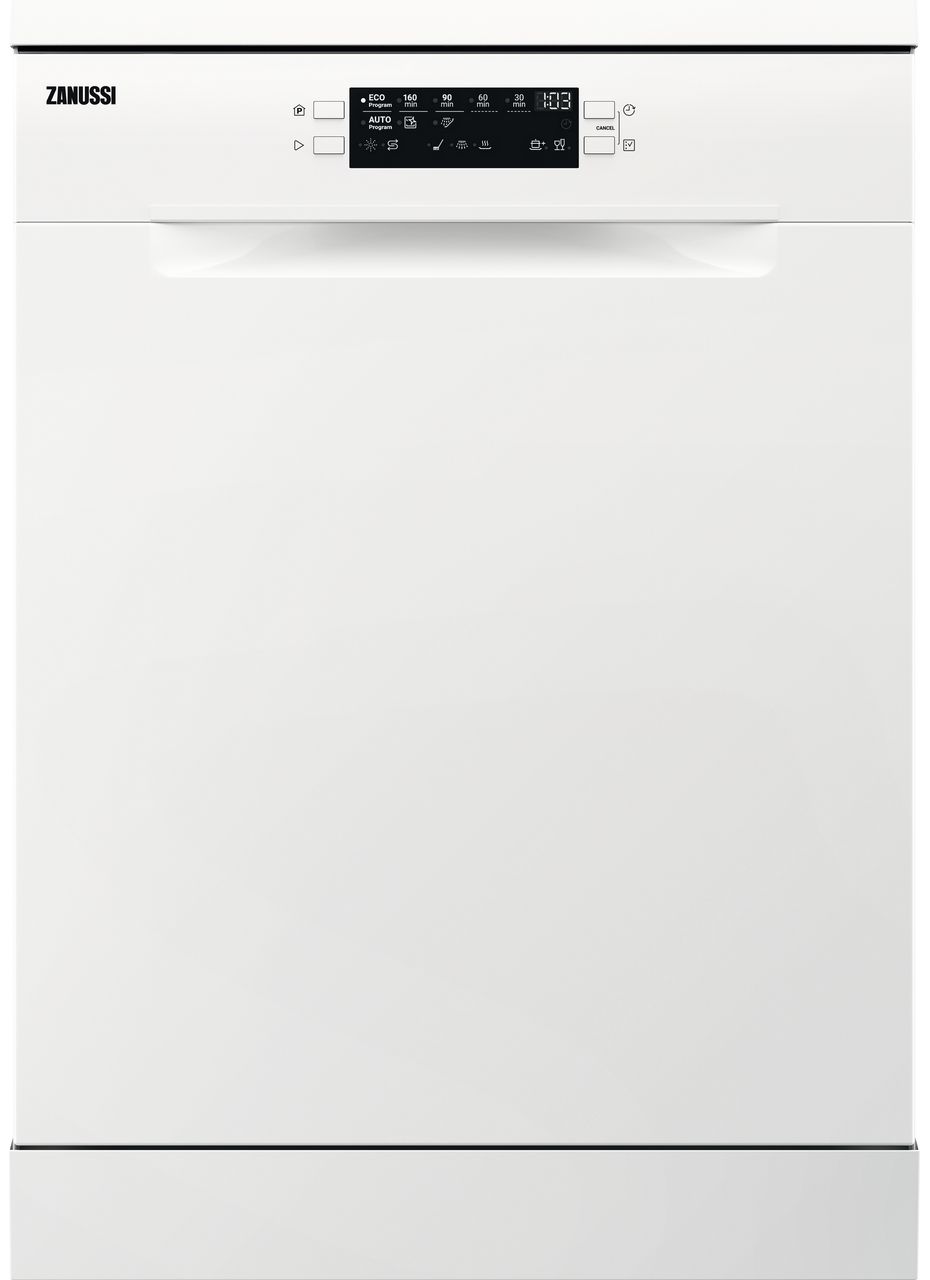 Zanussi ZDFN662W1 Standard Dishwasher - White - E Rated