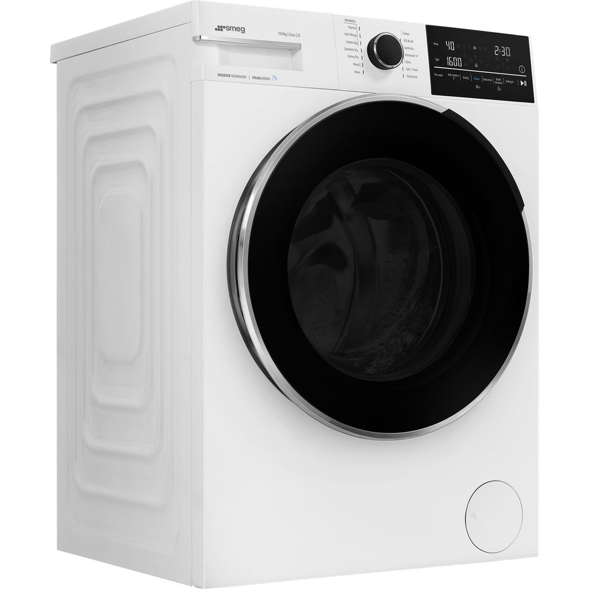 Smeg WDN064SLDUK 10Kg - 6Kg Washer Dryer with 1400 rpm - White - D Rated