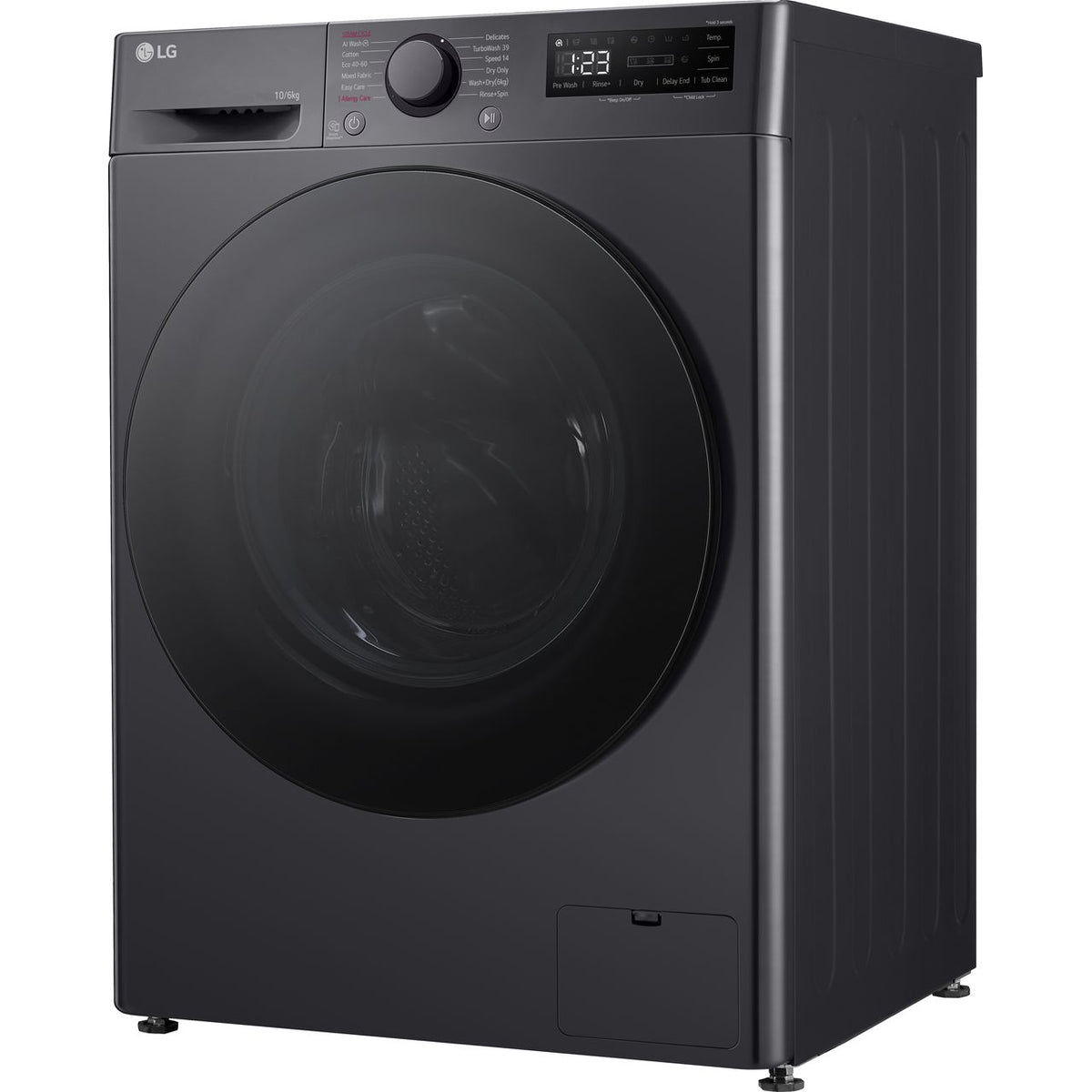 LG TurboWash™360 FWY706GBTN1 10Kg - 6Kg Washer Dryer with 1400 rpm - Slate Grey - D Rated