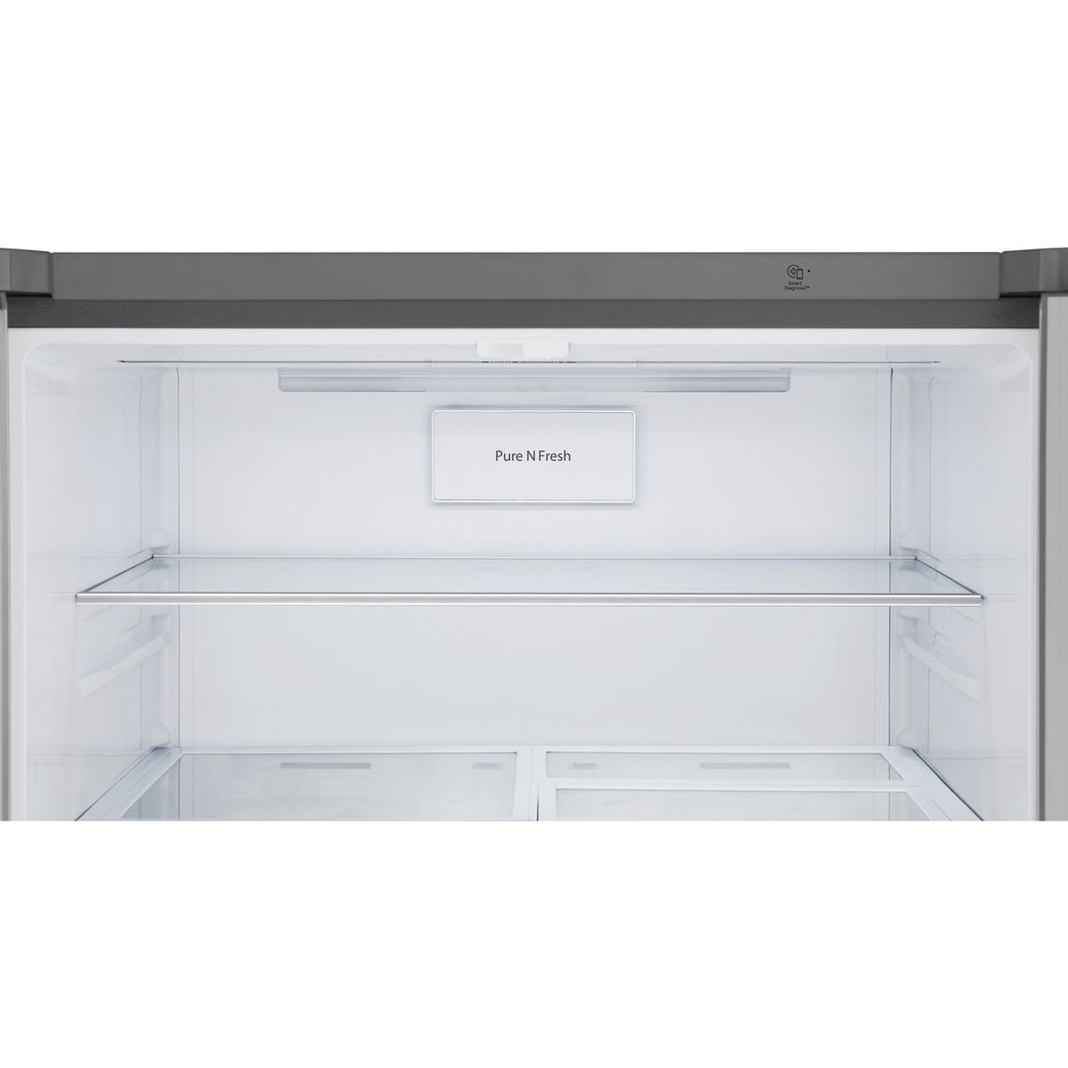 LG NatureFRESH™ GMB844PZ4E Wifi Connected Frost Free American Fridge Freezer - Shiny Steel - E Rated