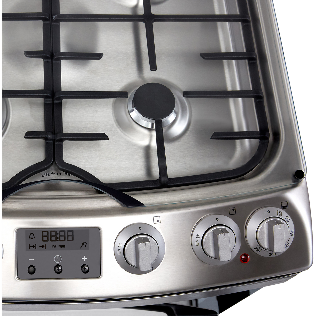 AEG CKB6540ACM 60cm Dual Fuel Cooker - Stainless Steel - A-A Rated