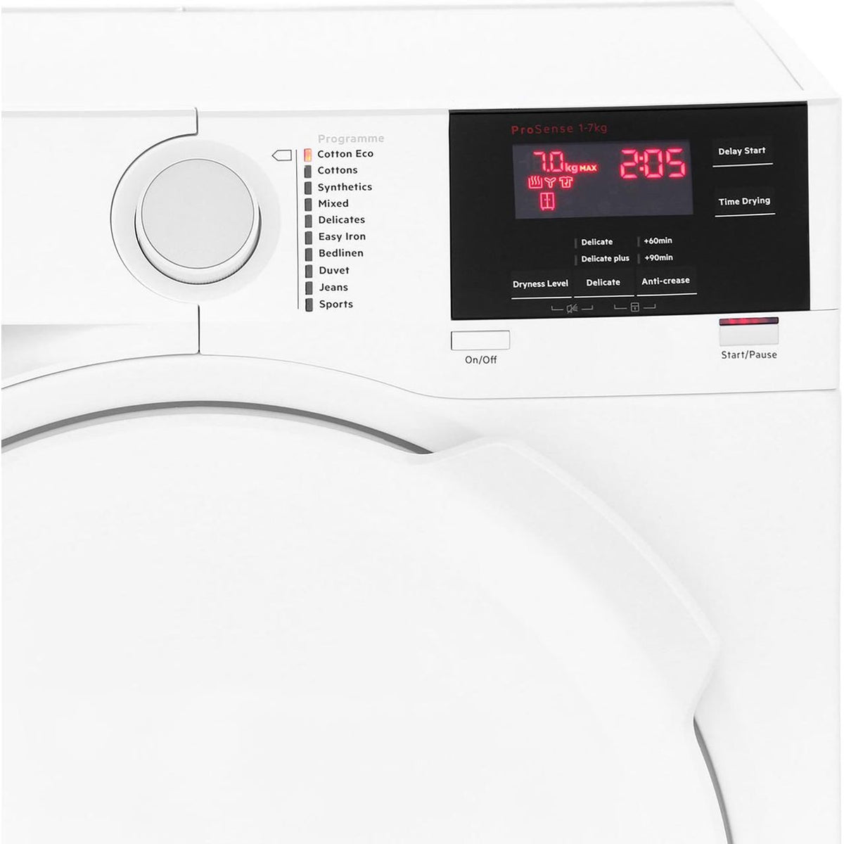 AEG ProSense® Technology T6DBG720N 7Kg Condenser Tumble Dryer - White - B Rated