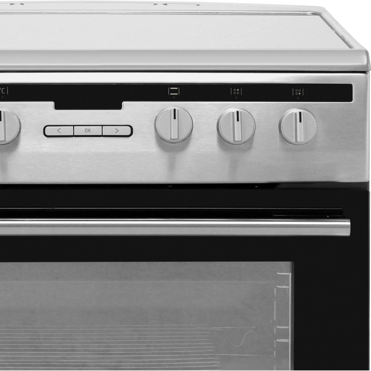 Amica 608CE2TAXX 60cm Electric Cooker with Ceramic Hob - Stainless Steel - A Rated