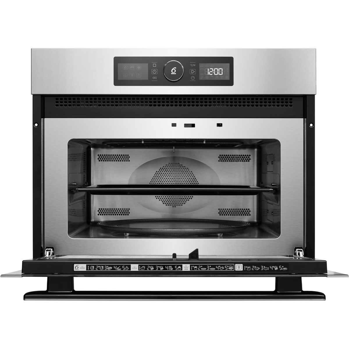 Whirlpool Absolute AMW9615-IXUK Built In Combination Microwave Oven - Stainless Steel