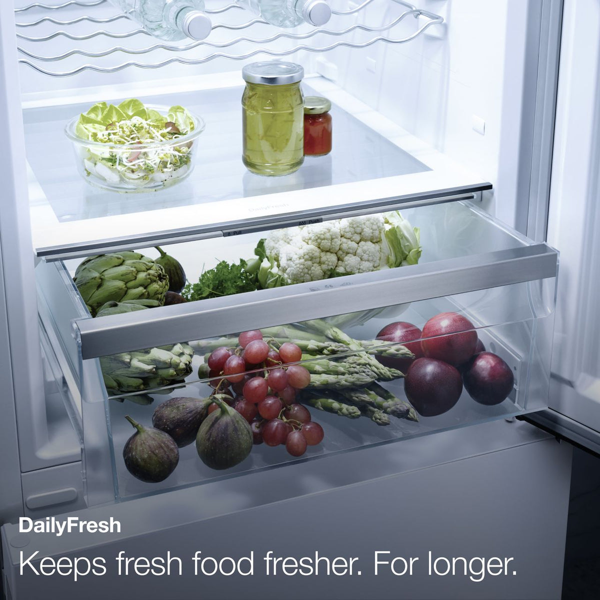 Miele KFN7734D Integrated 70-30 Fridge Freezer with Fixed Door Fixing Kit - White - F Rated