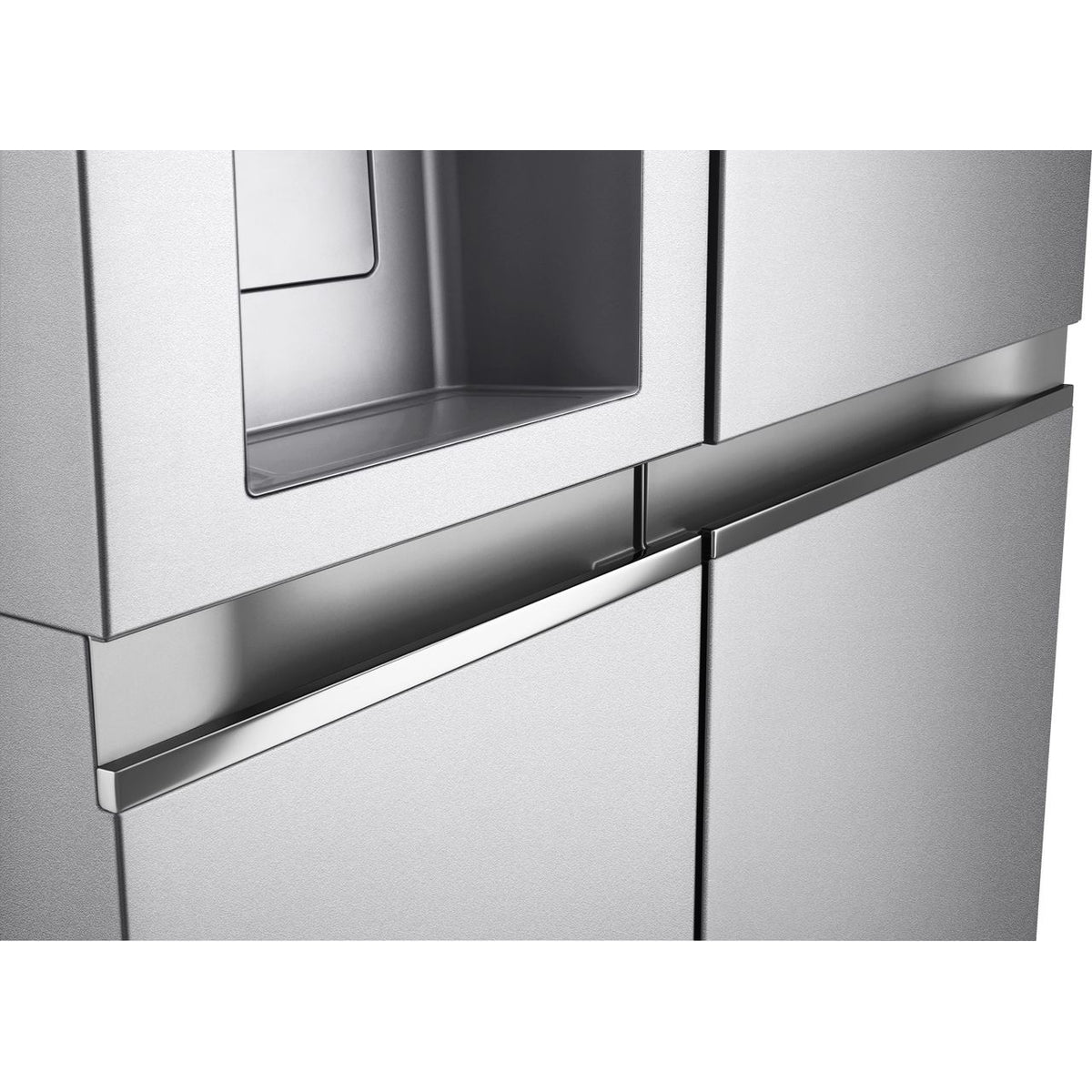 LG UVnano™ GSLV91MBAC Wifi Connected Non-Plumbed Frost Free American Fridge Freezer - Metal Sorbet - C Rated