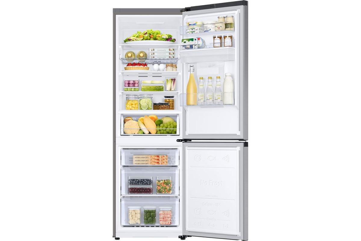 Samsung Series 4 RB34C652ESA Wifi Connected 60-40 Total No Frost Fridge Freezer - Silver - E Rated