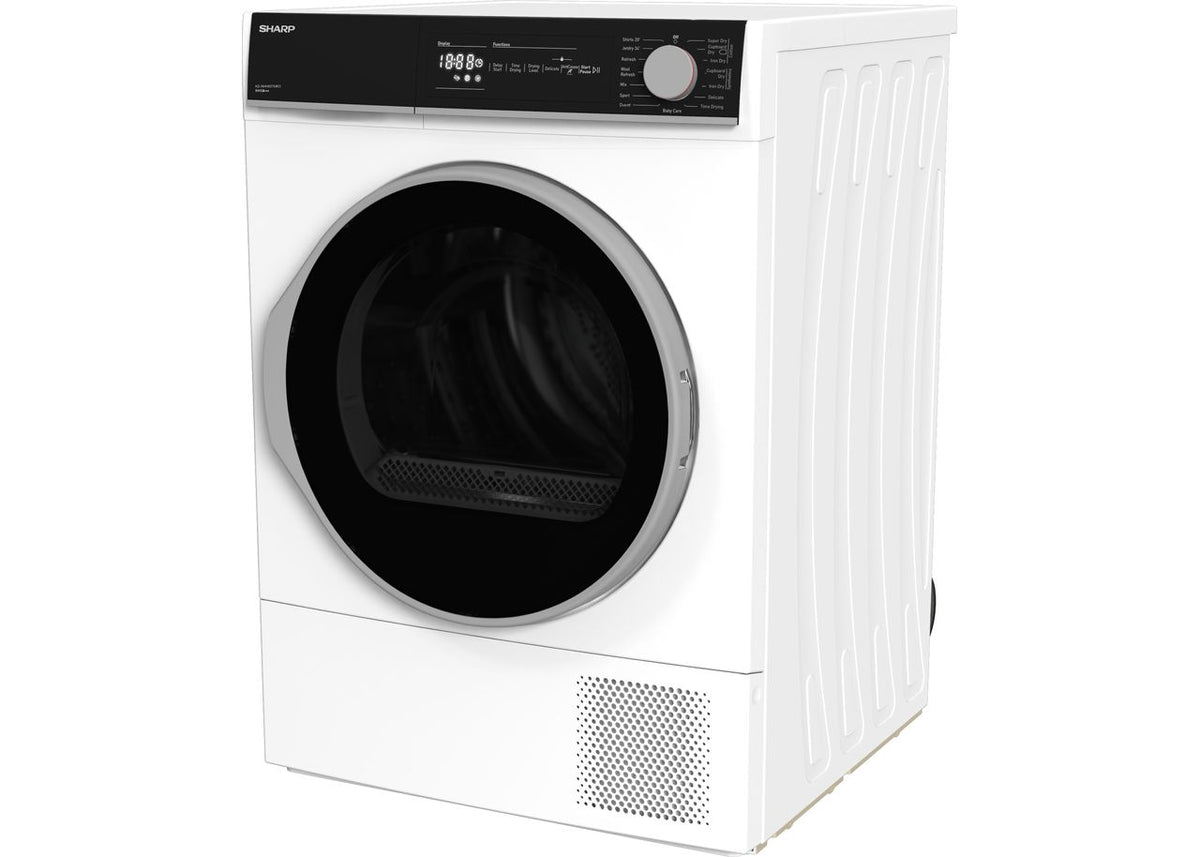 Sharp KD-NHH8S7GW21-EN 8Kg Heat Pump Tumble Dryer - White - A++ Rated