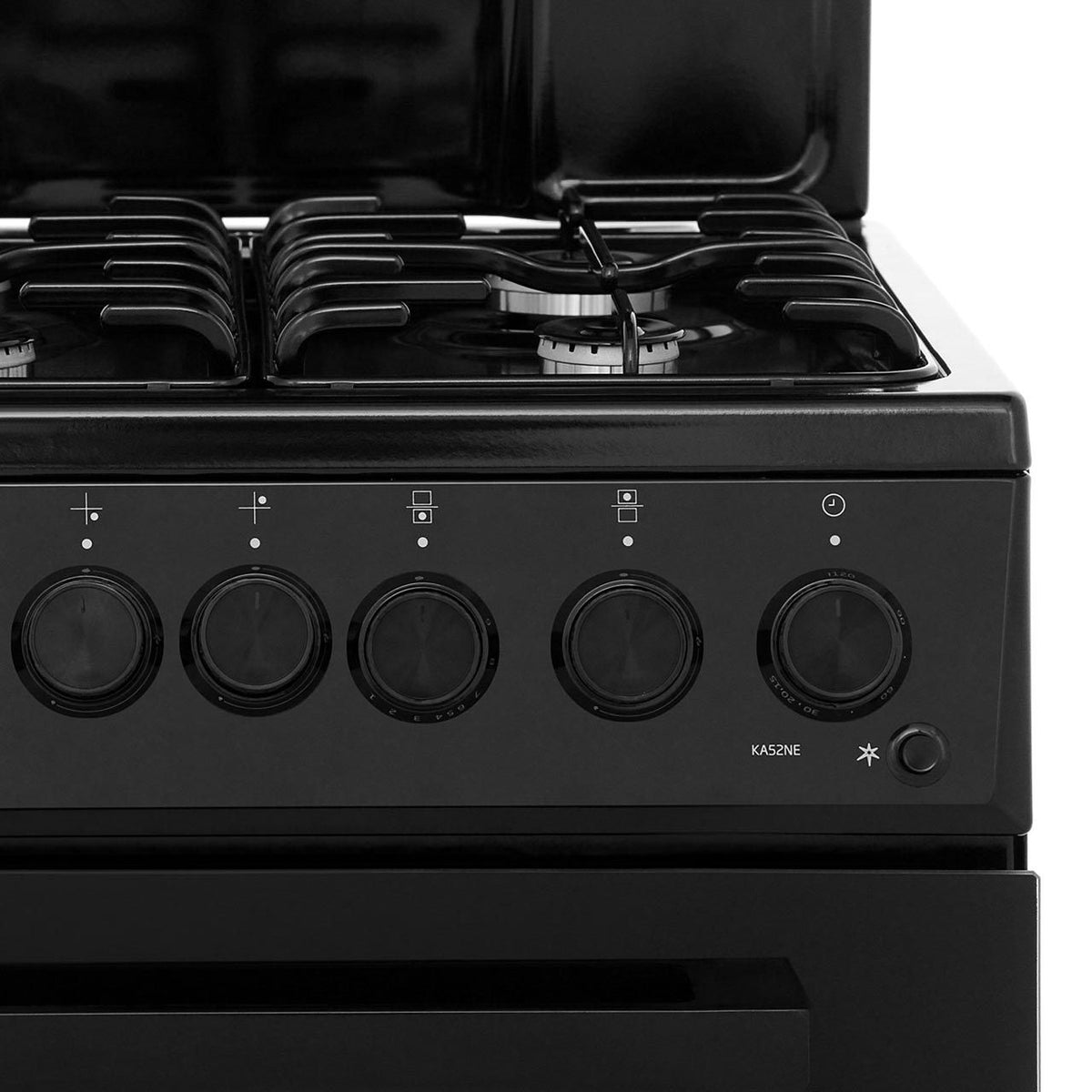 Beko KA52NEK 50cm Gas Cooker with Full Width Gas Grill - Black - A Rated