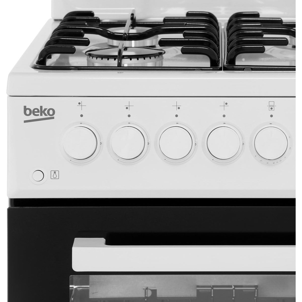 Beko KA52NEW 50cm Gas Cooker with Full Width Gas Grill - White - A Rated