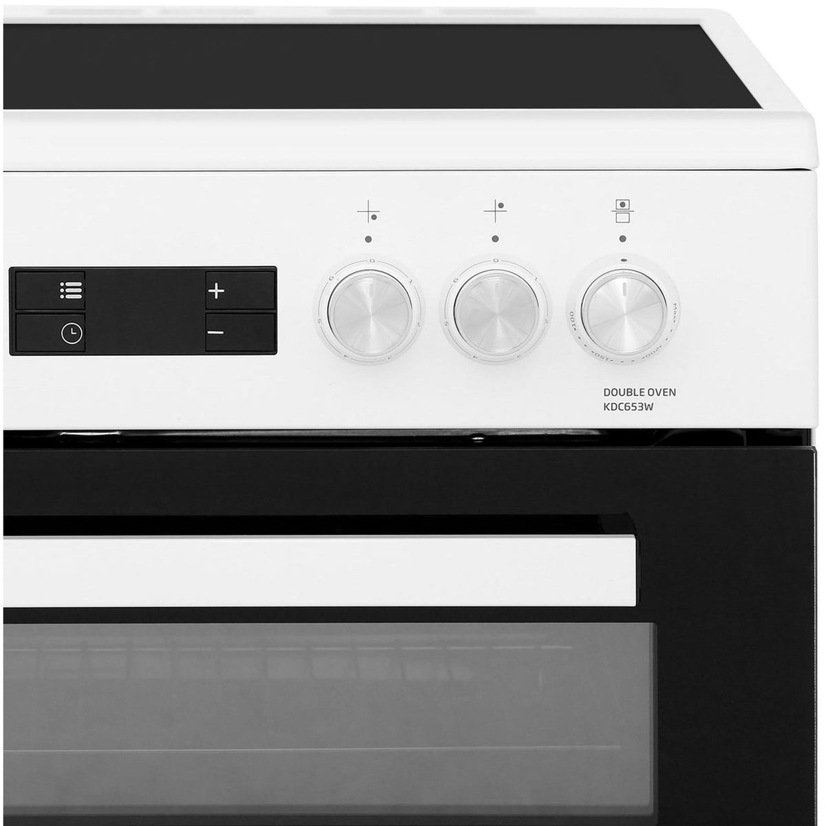 Beko KDC653W 60cm Electric Cooker with Ceramic Hob - White - A-A Rated