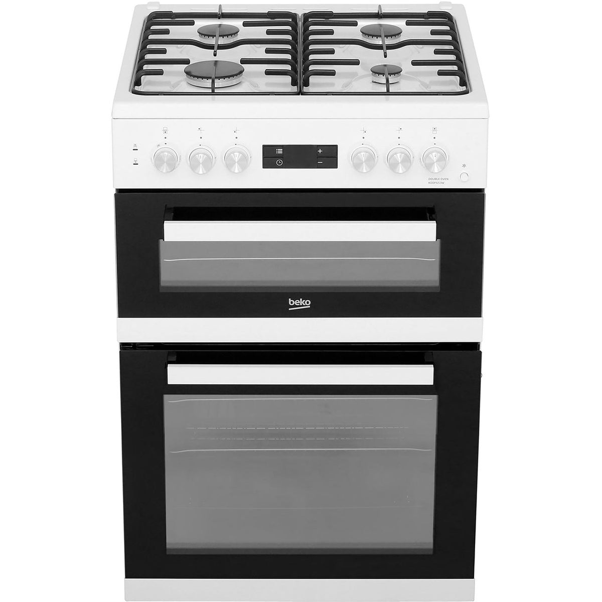 Beko KDDF653W 60cm Dual Fuel Cooker - White - A-A Rated