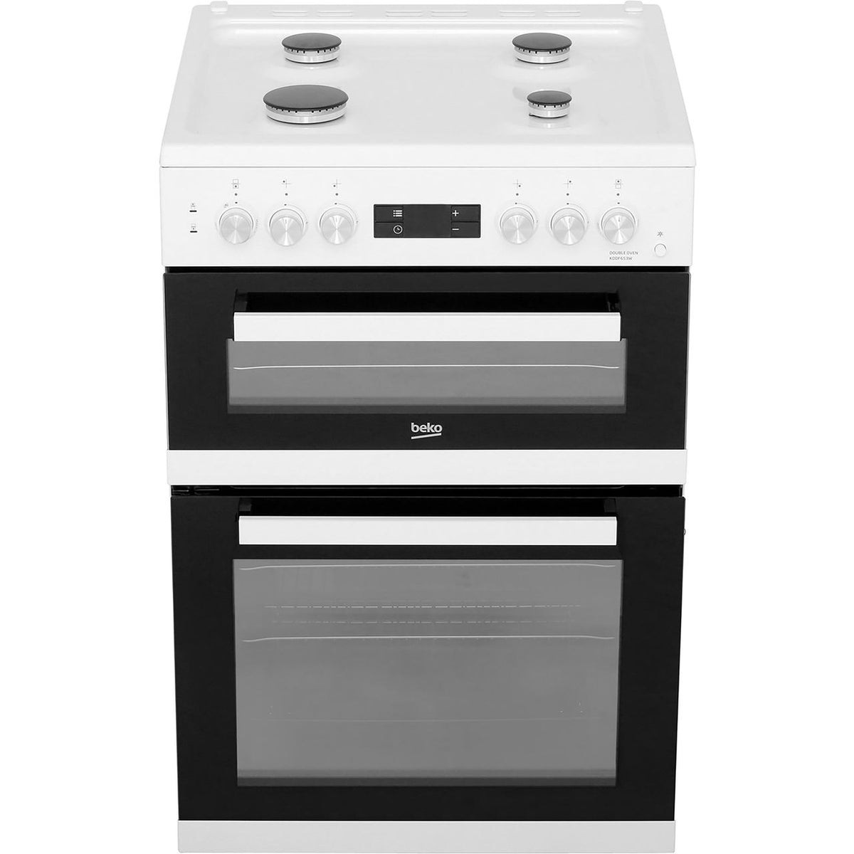 Beko KDDF653W 60cm Dual Fuel Cooker - White - A-A Rated