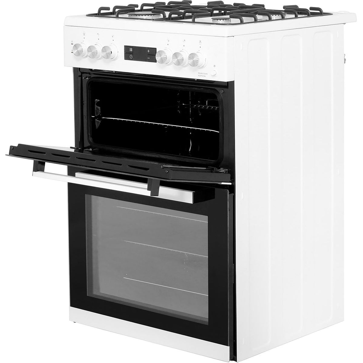 Beko KDDF653W 60cm Dual Fuel Cooker - White - A-A Rated