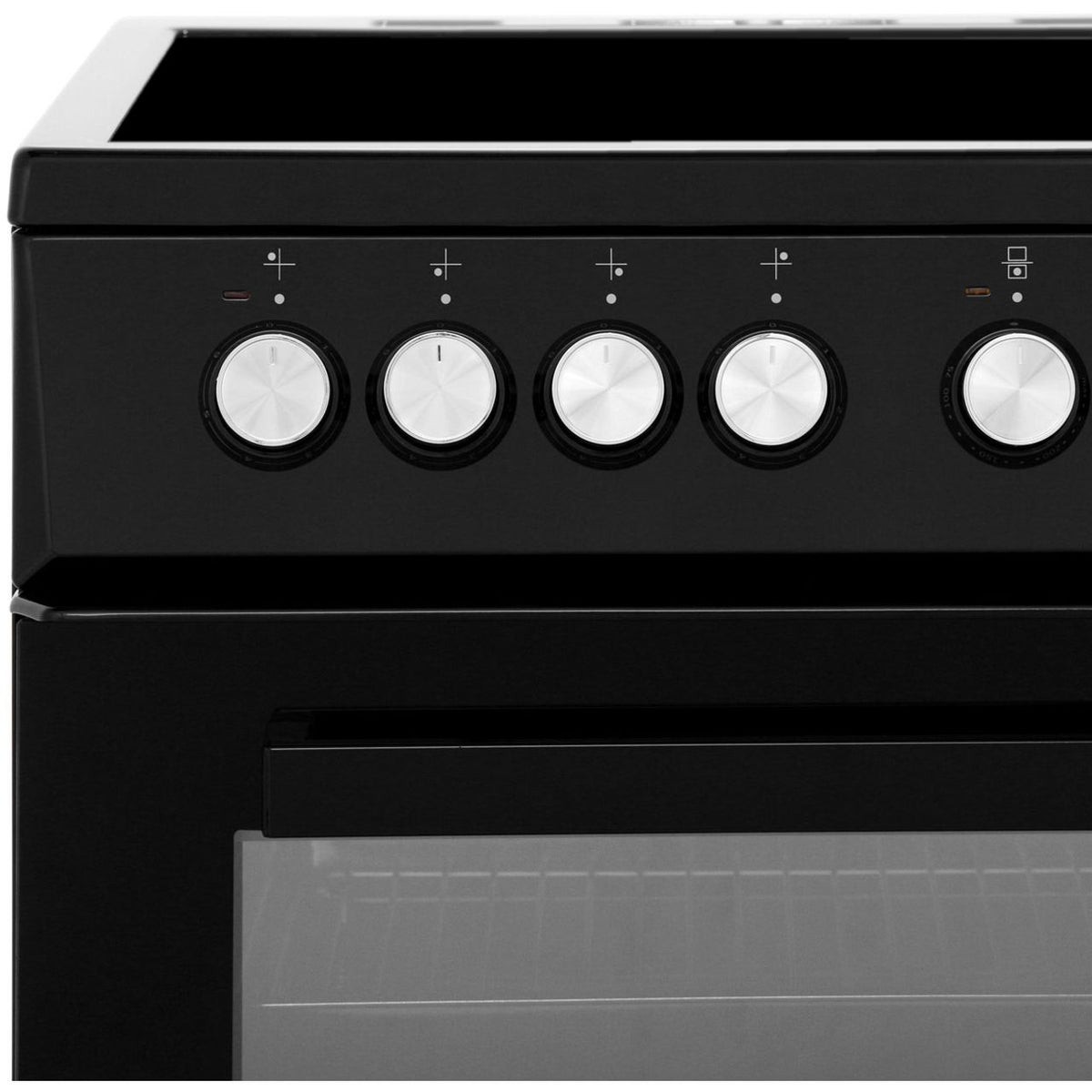 Beko KDVC563AK 50cm Electric Cooker with Ceramic Hob - Black - A-A Rated