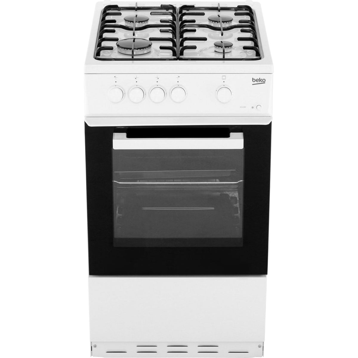 Beko KSG580W 50cm Gas Cooker - White - A Rated