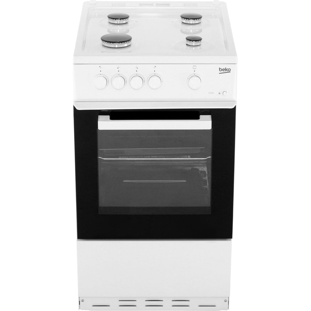 Beko KSG580W 50cm Gas Cooker - White - A Rated