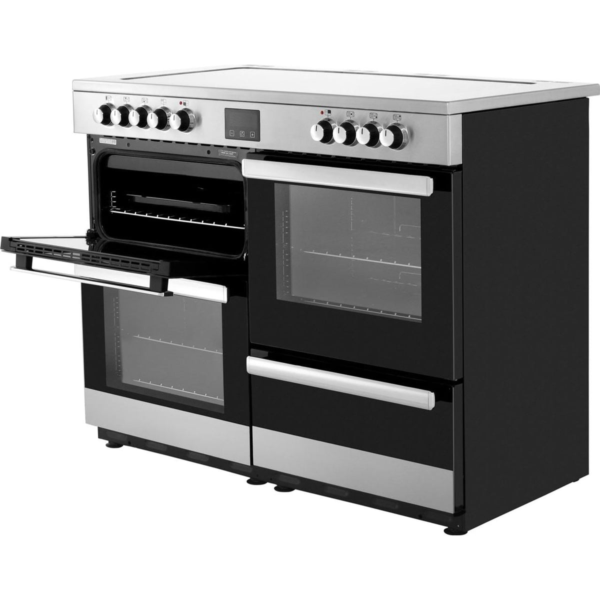 Belling Cookcentre110E 110cm Electric Range Cooker with Ceramic Hob - Stainless Steel - A-A Rated