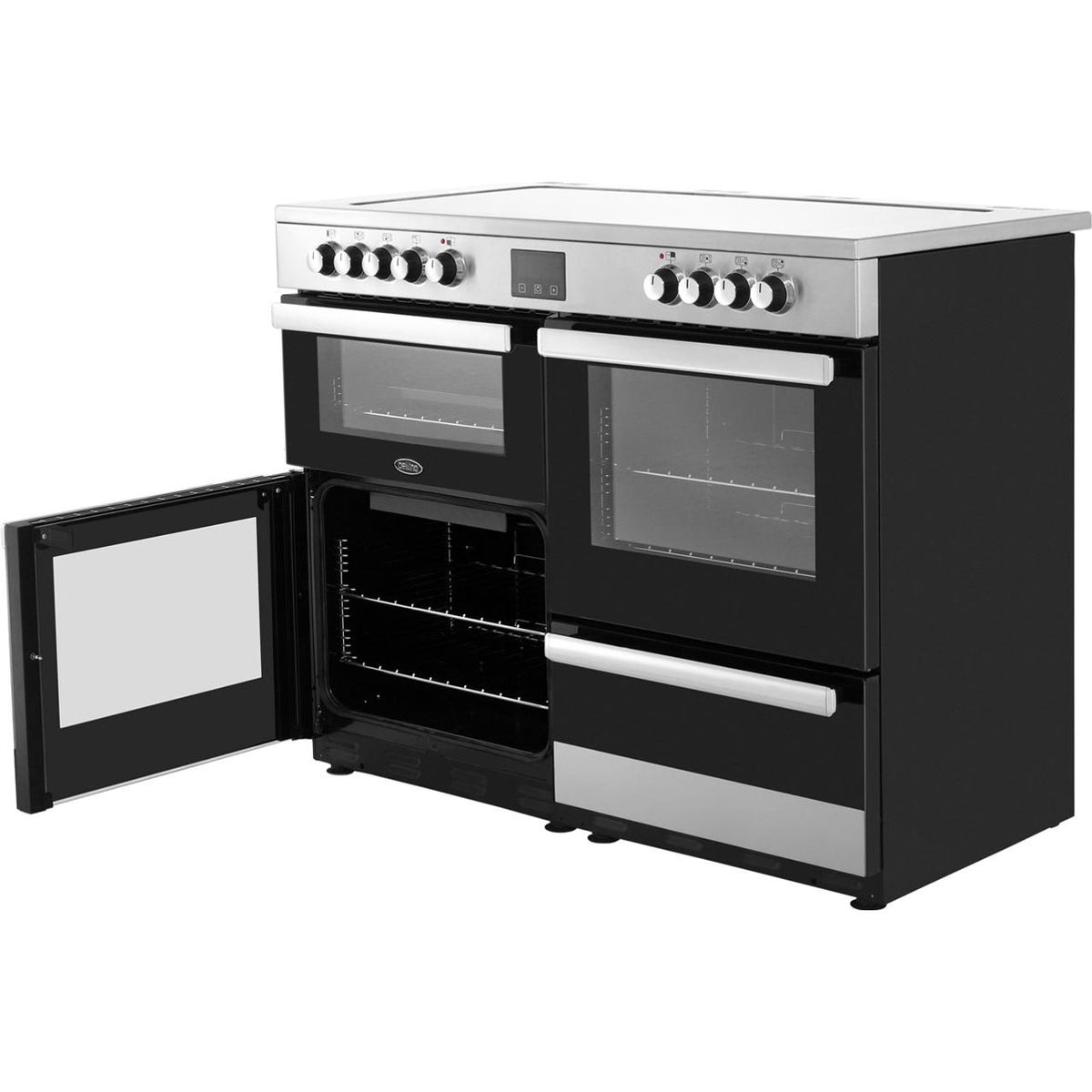 Belling Cookcentre110E 110cm Electric Range Cooker with Ceramic Hob - Stainless Steel - A-A Rated