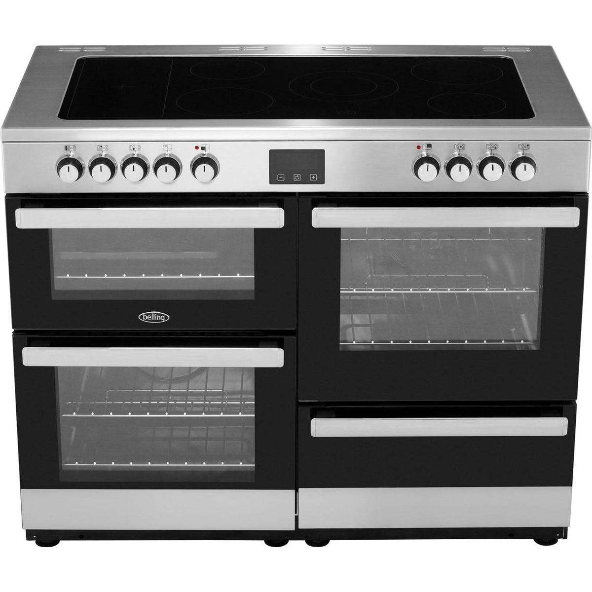 Belling Cookcentre110E 110cm Electric Range Cooker with Ceramic Hob - Stainless Steel - A-A Rated