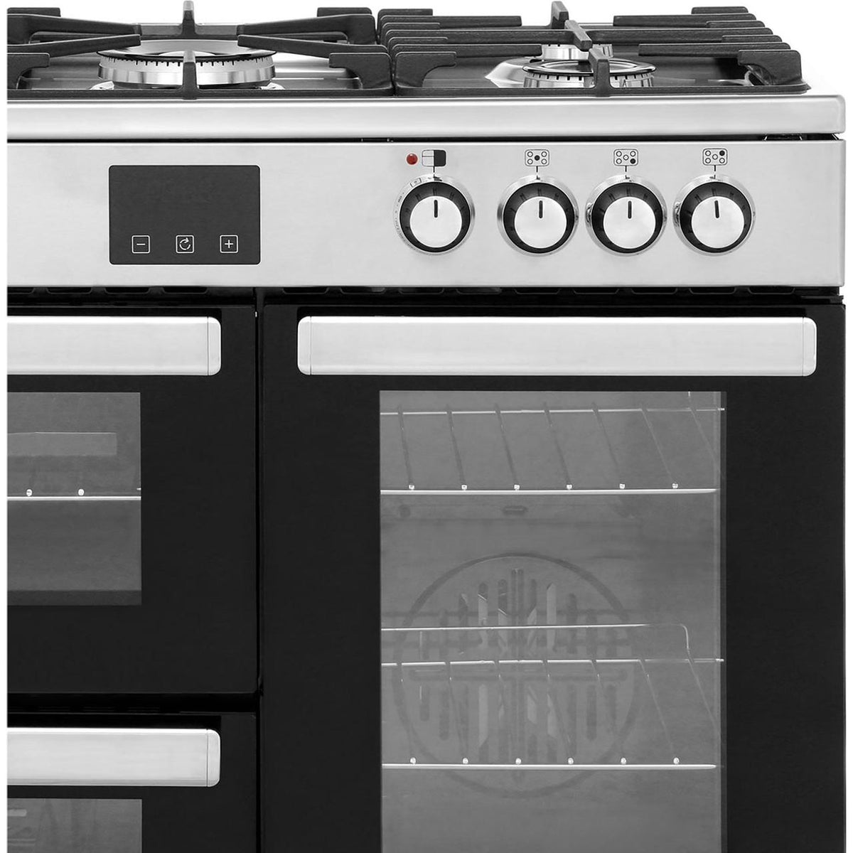 Belling Cookcentre90DFT 90cm Dual Fuel Range Cooker - Stainless Steel - A-A Rated