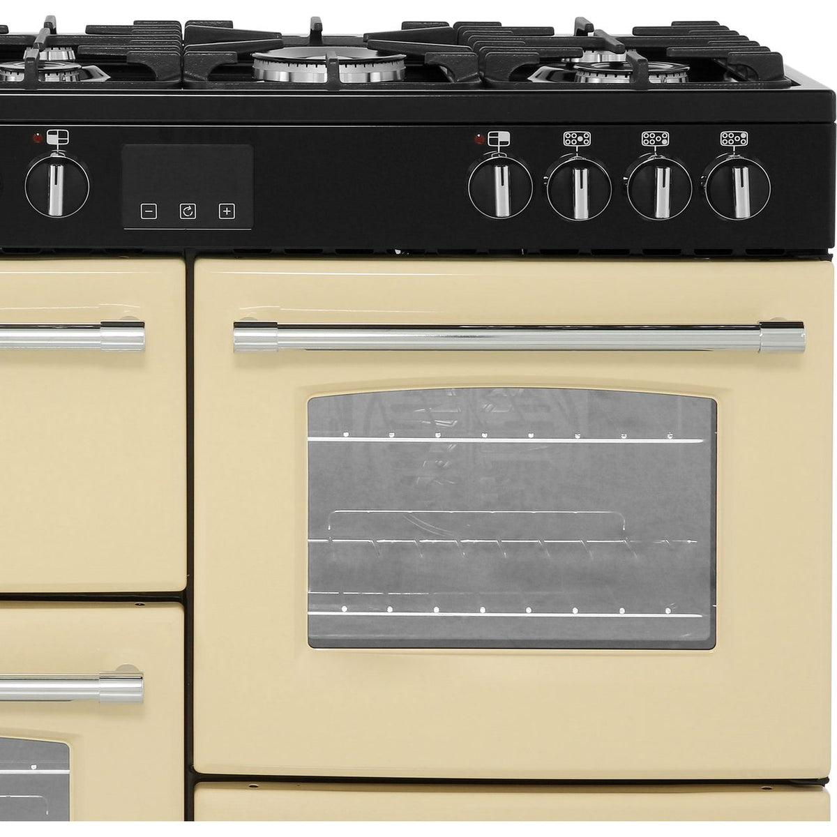 Belling Farmhouse100DF 100cm Dual Fuel Range Cooker - Cream - A-A Rated