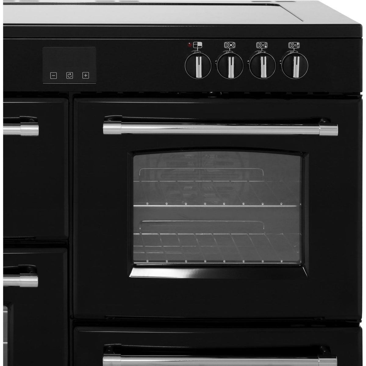 Belling Farmhouse110E 110cm Electric Range Cooker with Ceramic Hob - Black - A-A Rated