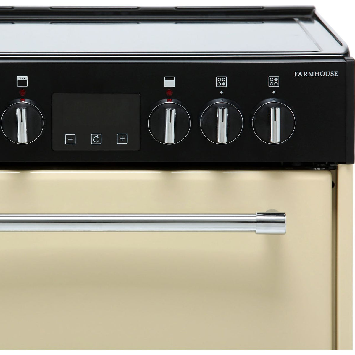 Belling Farmhouse60E 60cm Electric Cooker with Ceramic Hob - Cream - A-A Rated