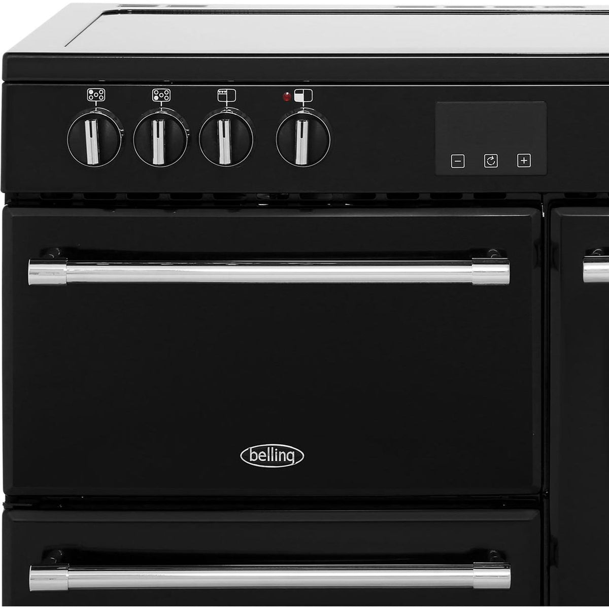 Belling Farmhouse90E 90cm Electric Range Cooker with Ceramic Hob - Black - A-A Rated