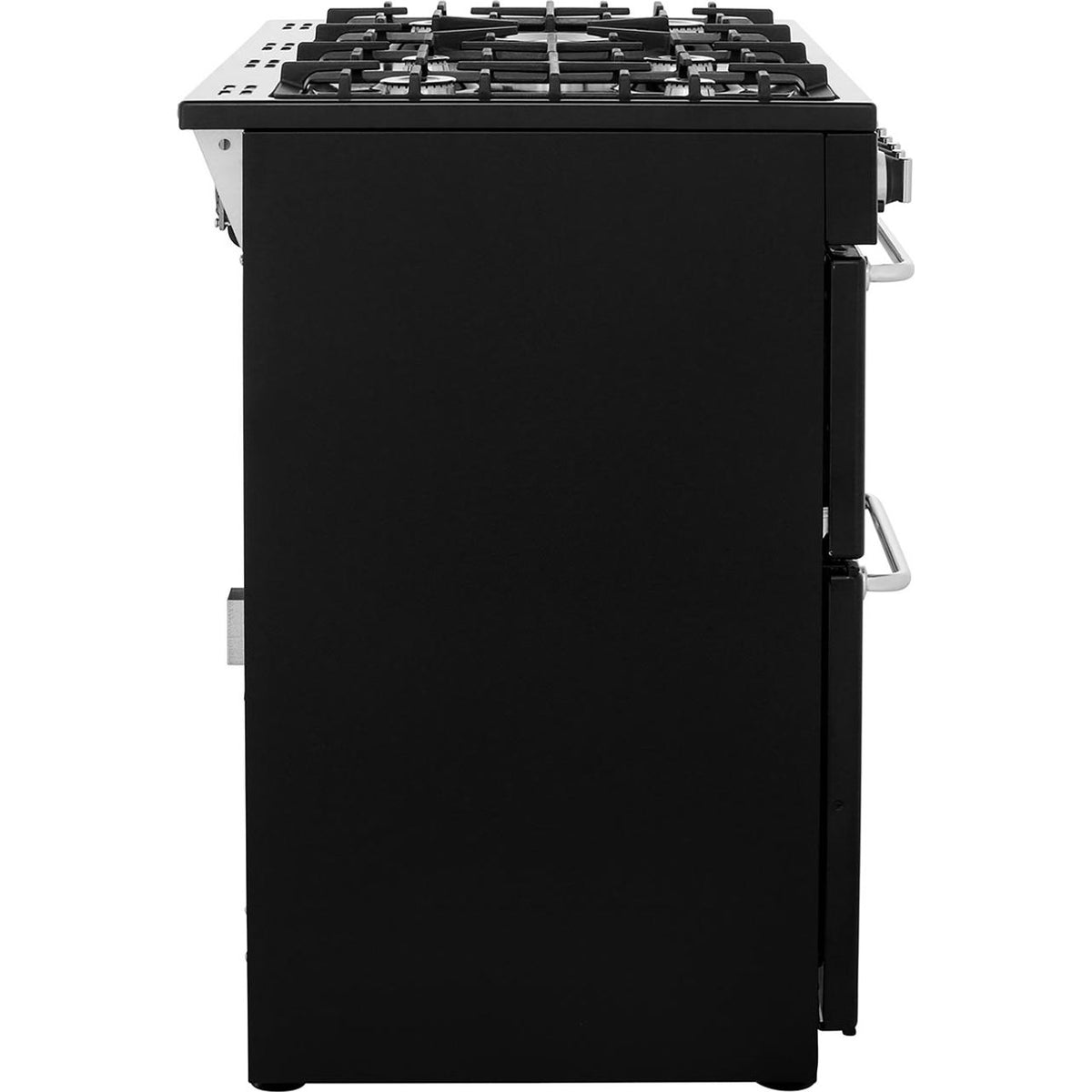 Belling SANDRINGHAM100DFT 100cm Dual Fuel Range Cooker - Black - A-A Rated