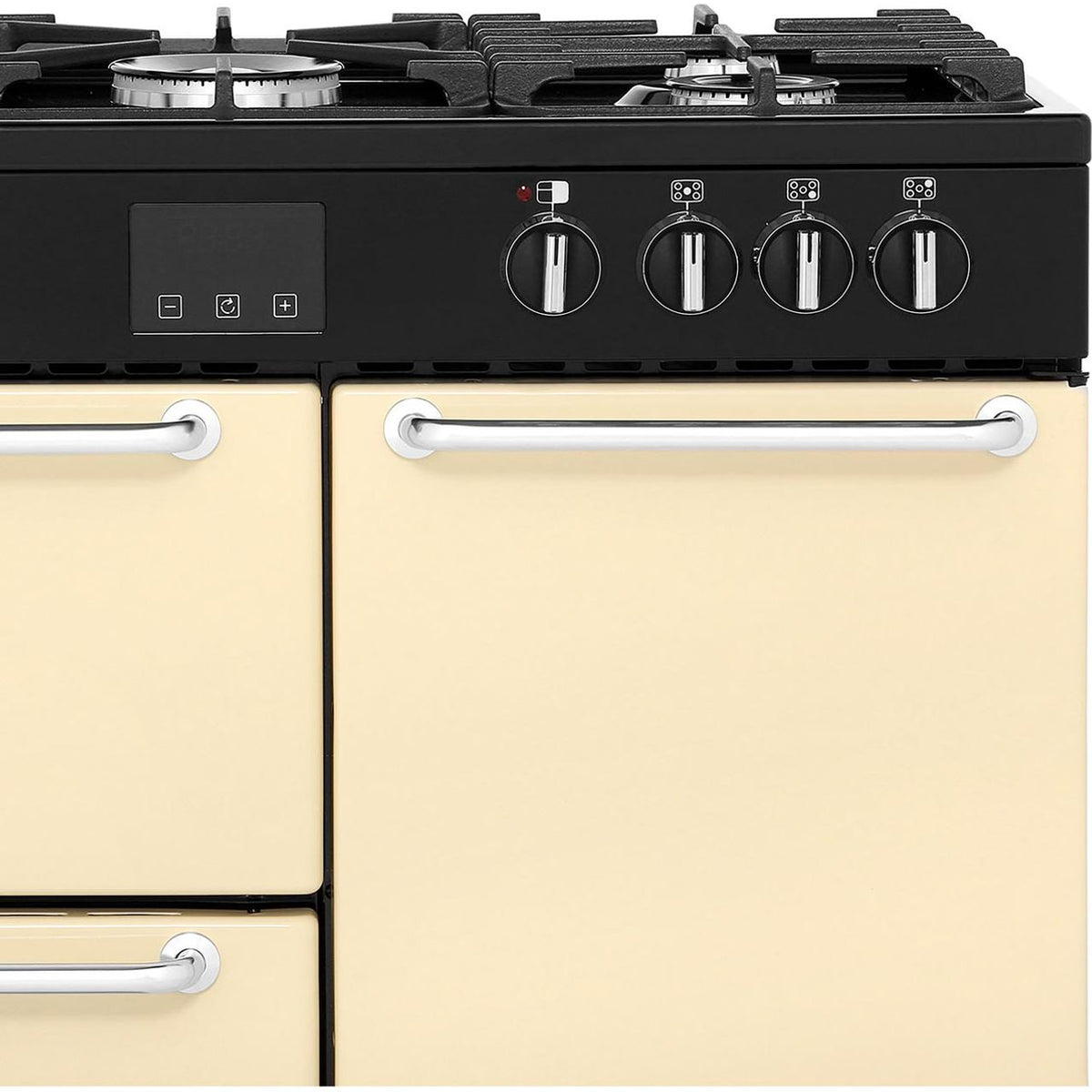 Belling SANDRINGHAM90DFT 90cm Dual Fuel Range Cooker - Cream - A-A Rated