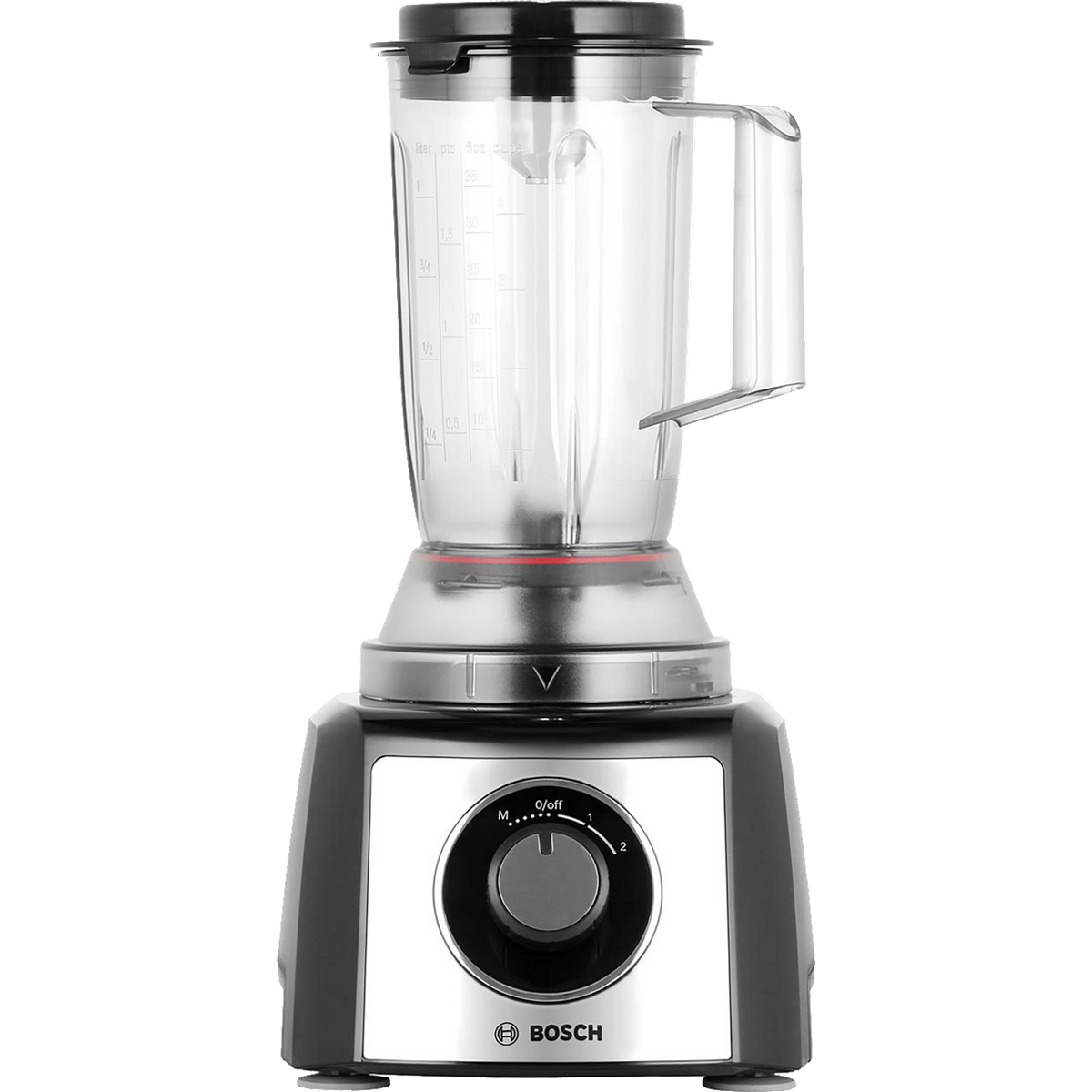 Bosch Compact MCM3501MGB 2.3 Litre Food Processor With 11 Accessories - Stainless Steel