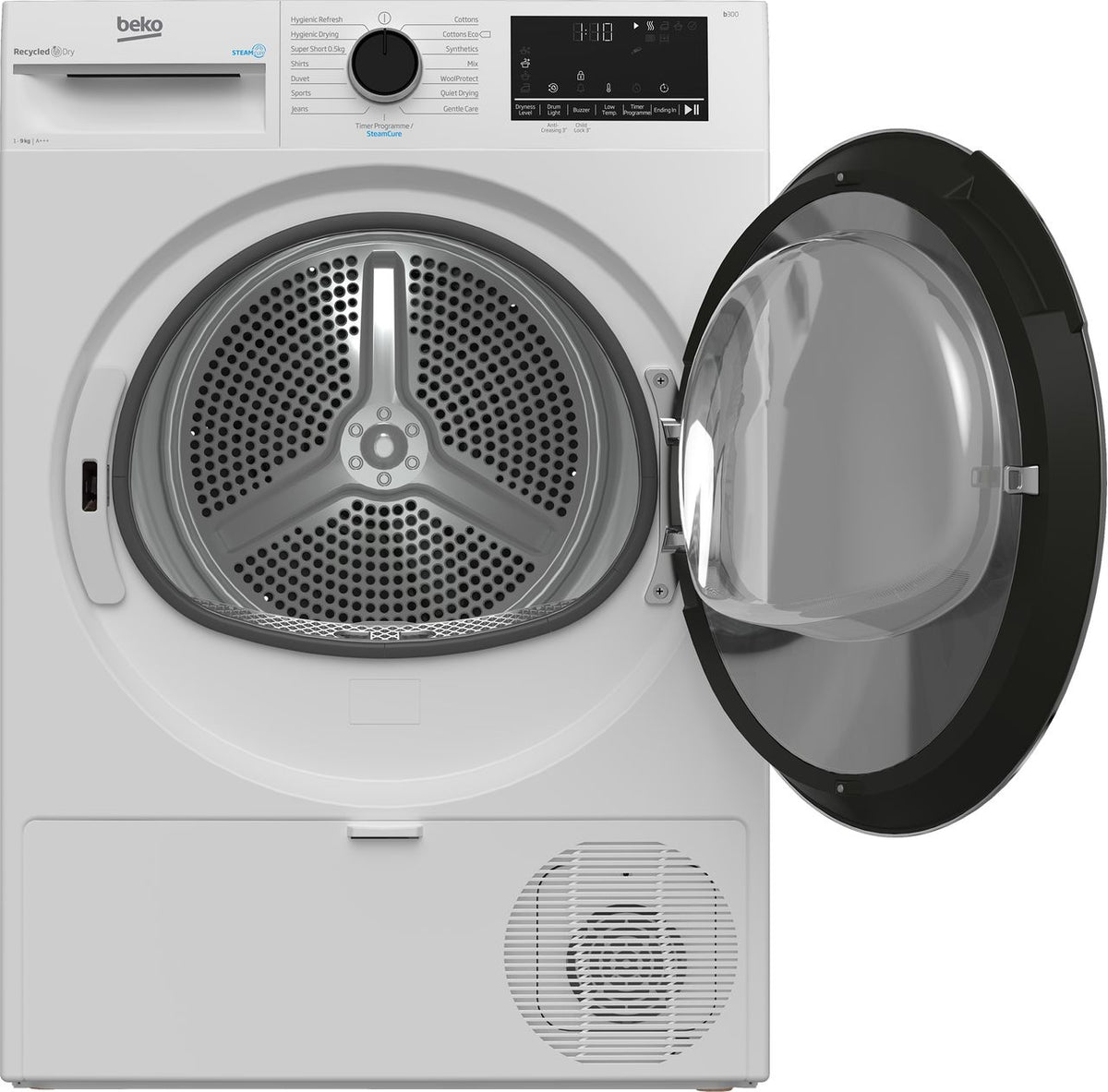 Beko B3T49241DW 9Kg Heat Pump Tumble Dryer - White - A+++ Rated