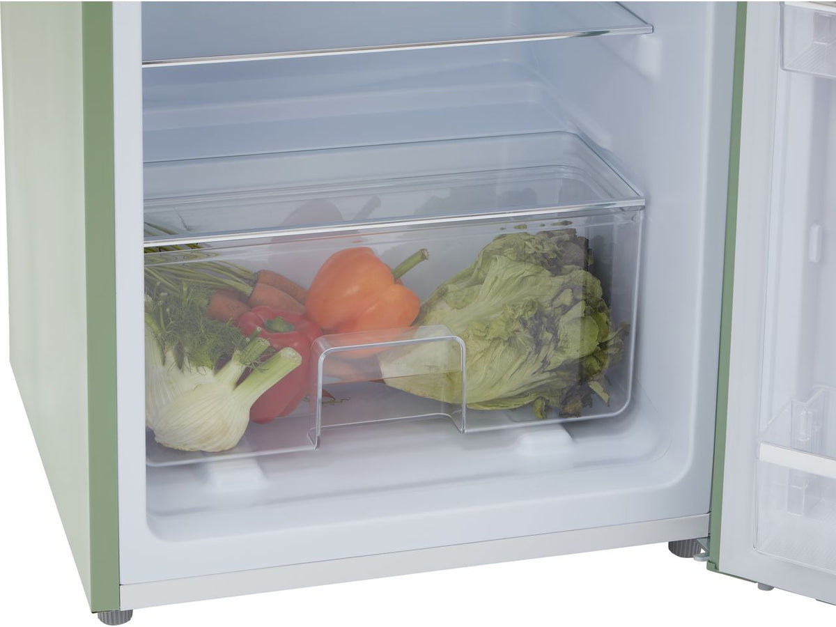 CDA Betty Meadow 90-10 Fridge Freezer - Meadow Green - D Rated