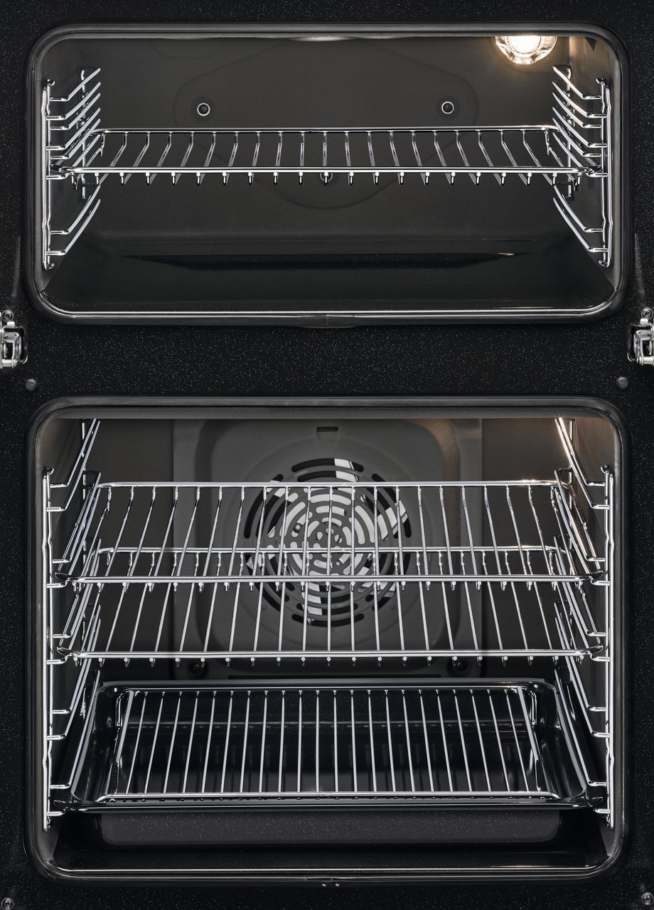 AEG 6000 SurroundCook DCS531160M Built In Electric Double Oven - Black - Stainless Steel - A Rated