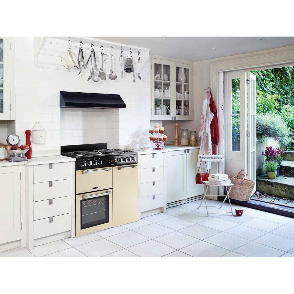 Leisure Cookmaster CK90G232C 90cm Gas Range Cooker with Electric Fan Oven - Cream - A+-A Rated