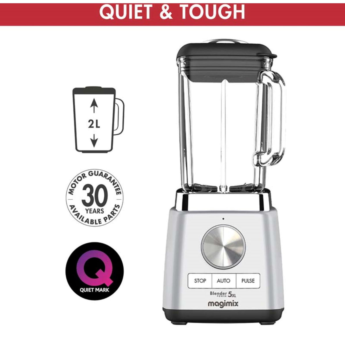 Magimix Power 5XL 11644 Tabletop blender - Silver