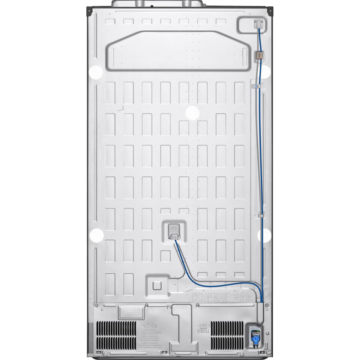 LG UVnano™ GSLV91MBAC Wifi Connected Non-Plumbed Frost Free American Fridge Freezer - Metal Sorbet - C Rated