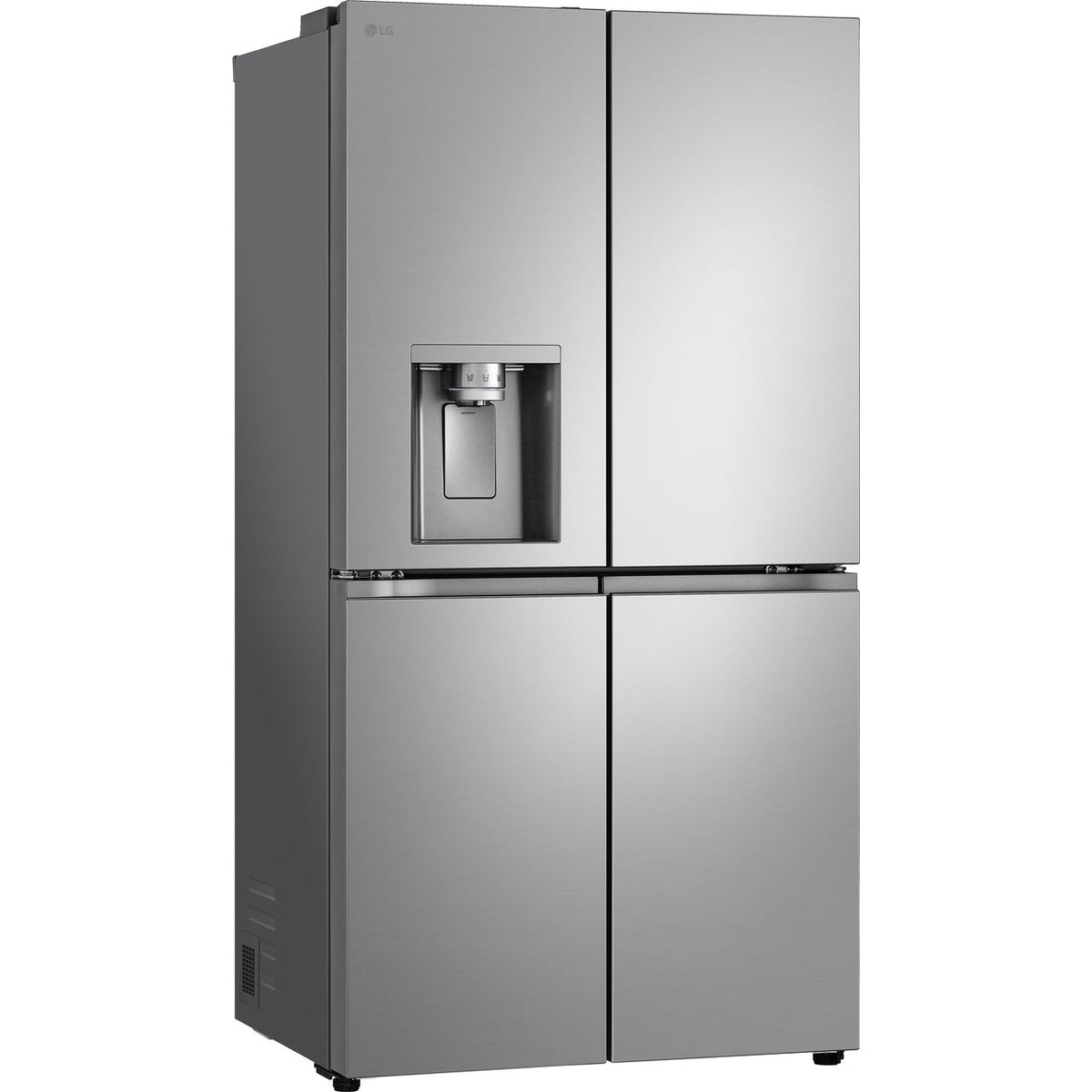 LG NatureFRESH™ GML960PYFE Wifi Connected Plumbed Frost Free American Fridge Freezer - Prime Silver - E Rated