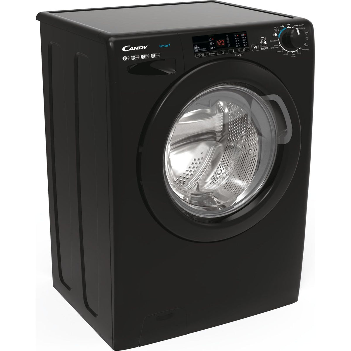 Candy CS149TWBB4-1-80 9kg Washing Machine with 1400 rpm - Black - B Rated