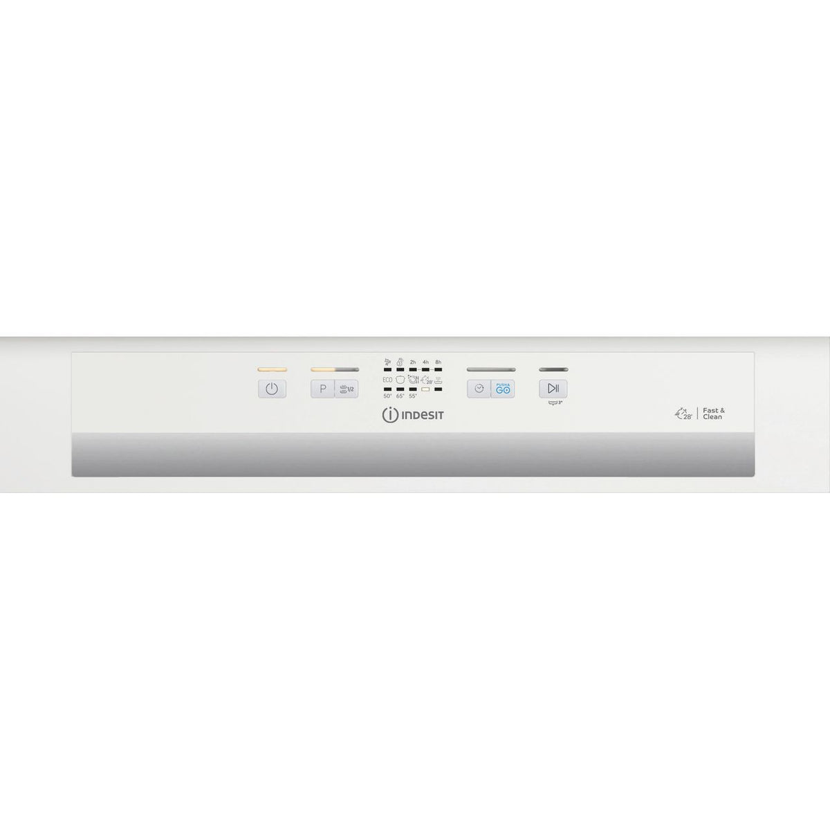 Indesit I3BL626UK Semi Integrated Standard Dishwasher - White Control Panel - E Rated