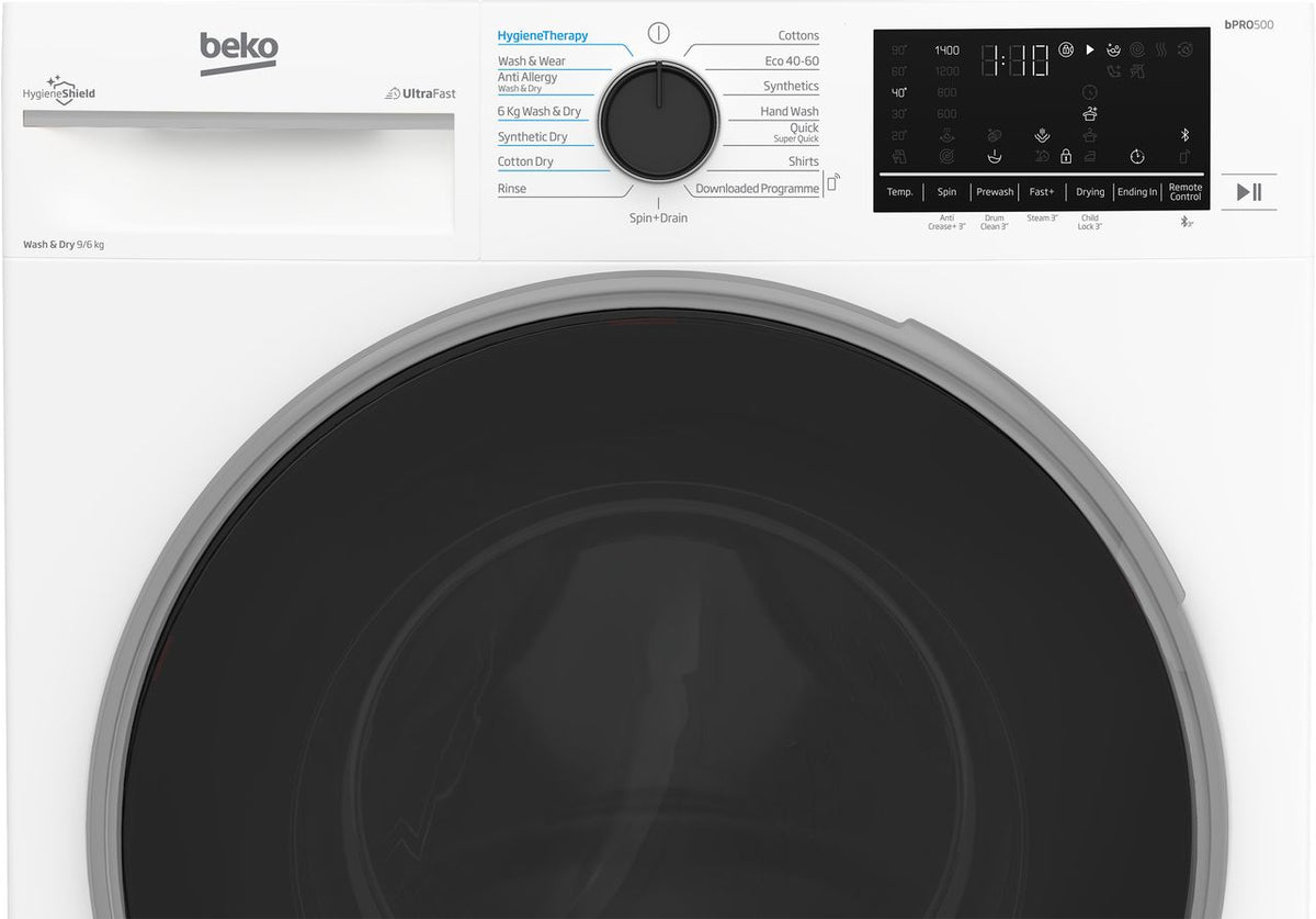 Beko B5D59645UW 9Kg - 6Kg Washer Dryer with 1400 rpm - White - D Rated