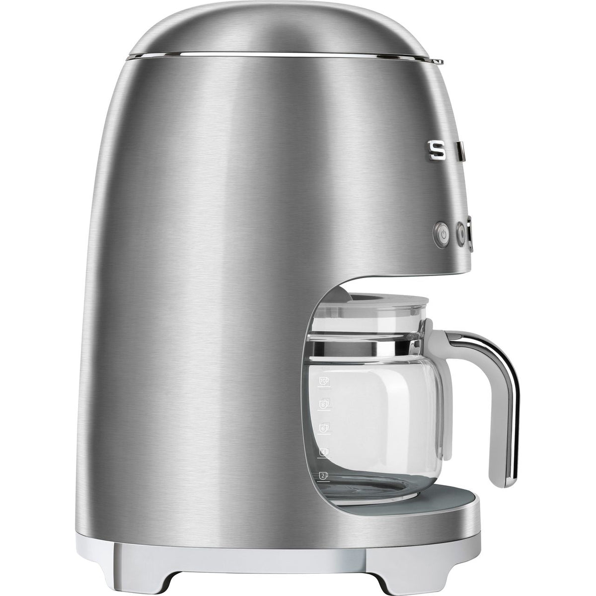 Smeg 50's Retro DCF02SSUK Filter Coffee Machine with Timer - Stainless Steel