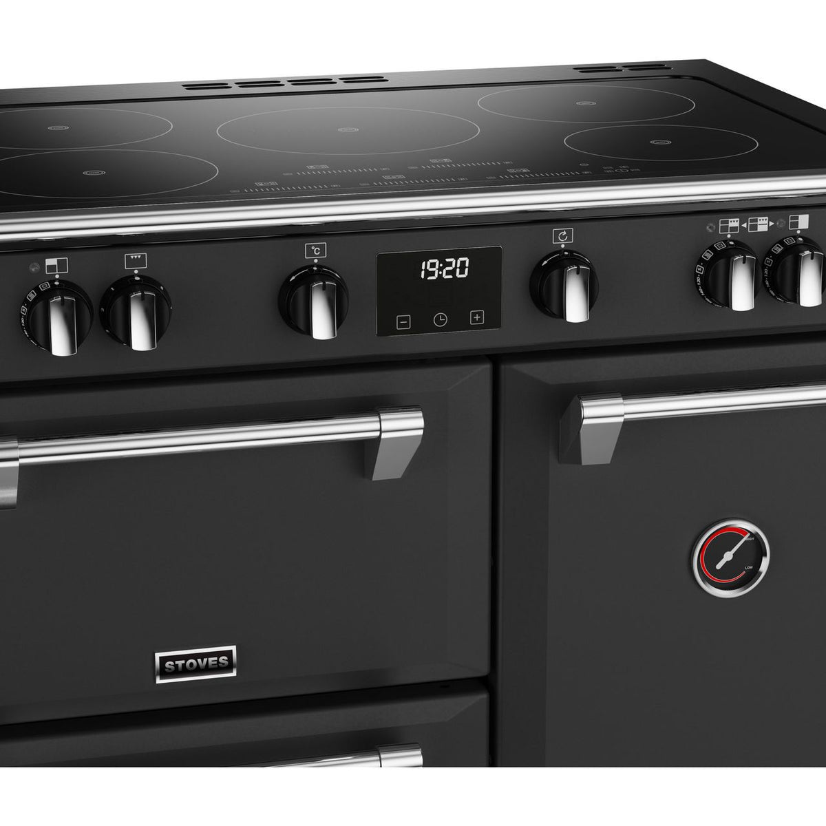 Stoves Richmond Deluxe ST DX RICH D900Ei TCH AGR Electric Range Cooker with Induction Hob - Anthracite - A-A Rated